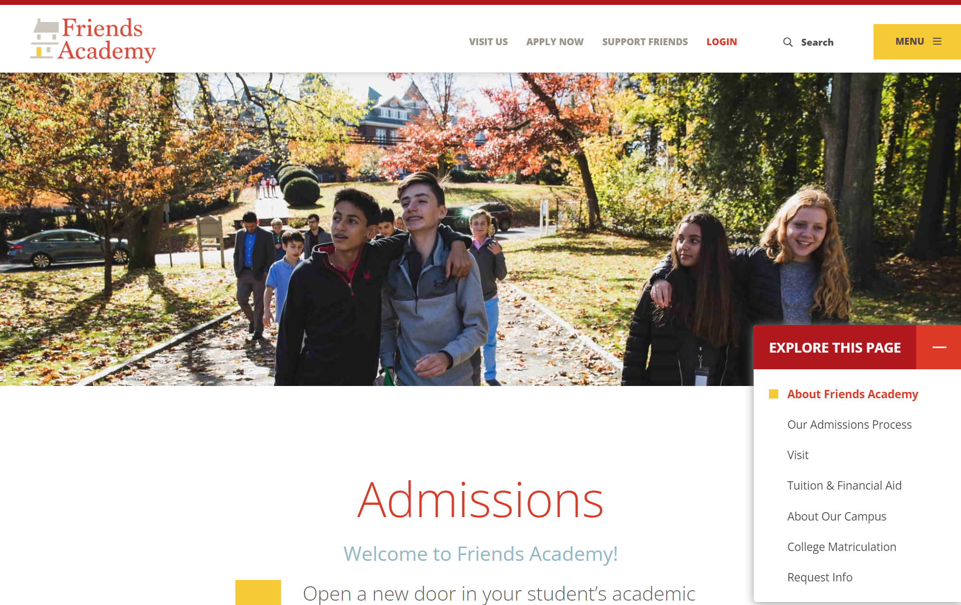 admissions